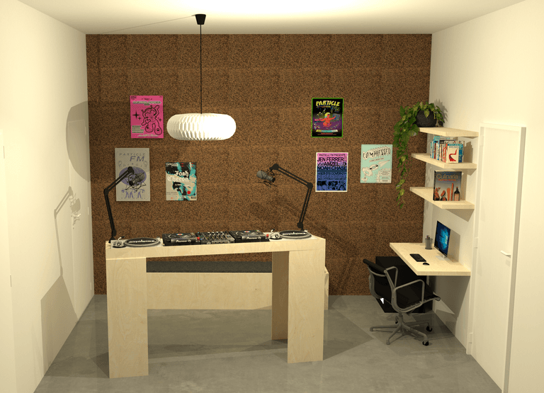 Particle FM Studio 3D Mockup Alternative Perspective 2