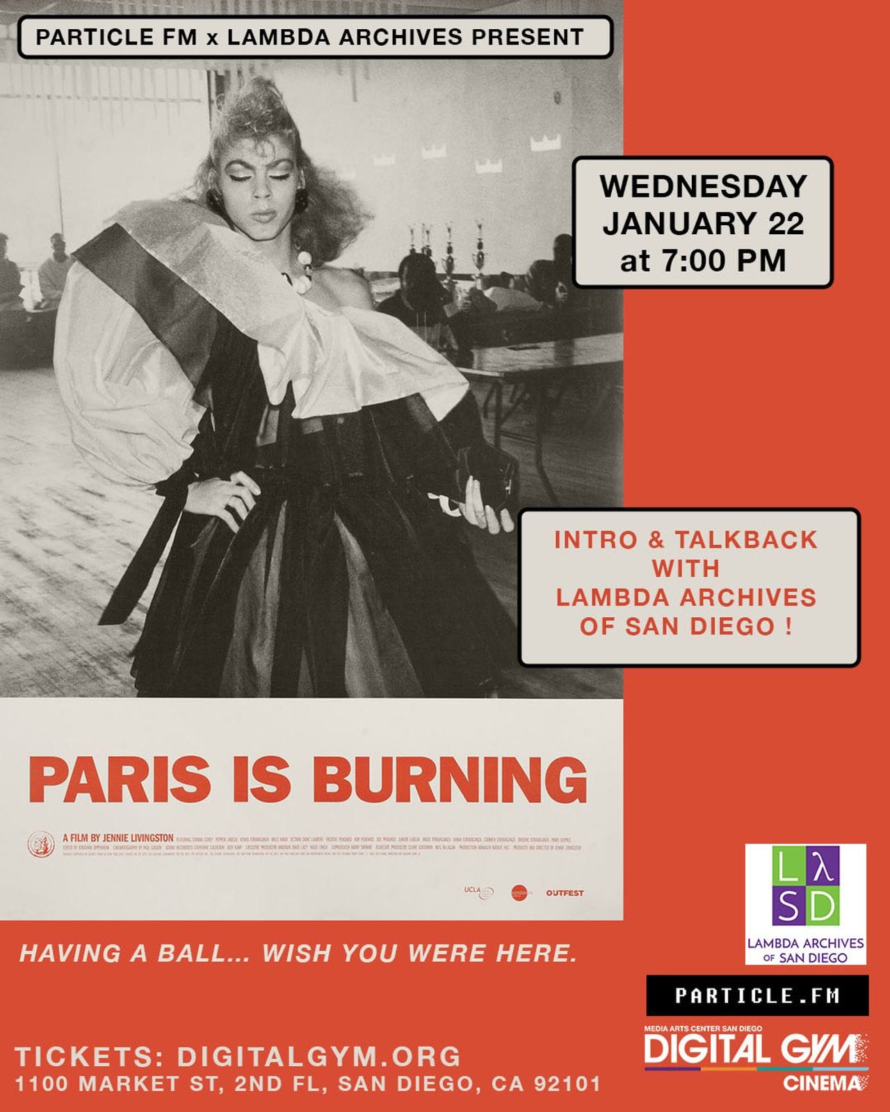 Paris Is Burning Flyer