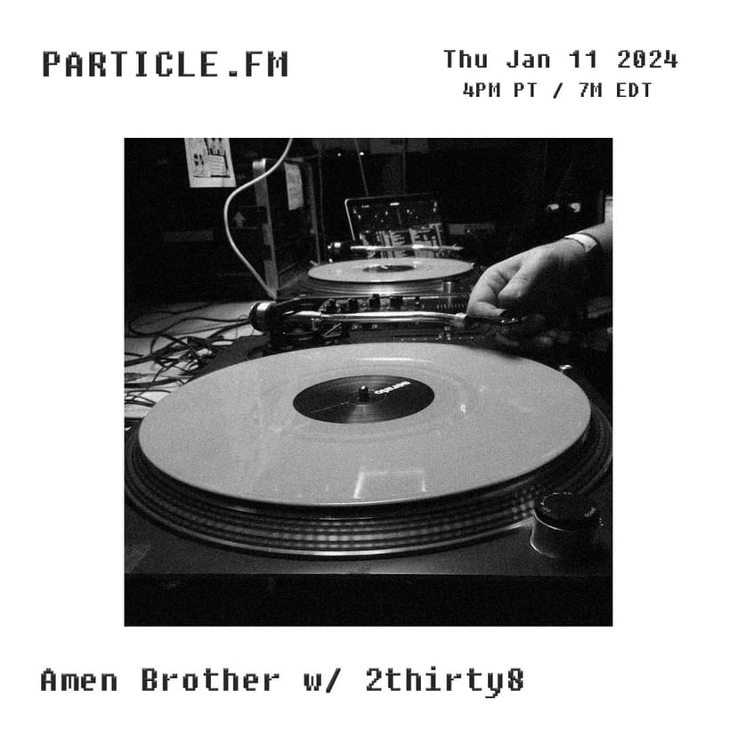 Amen Brother w/ 2thirty8 - Jan 11th 2024