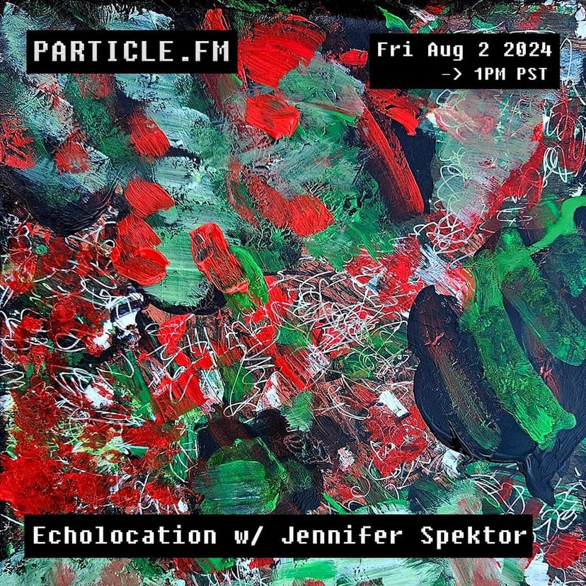 Echolocation w/ Jennifer Spektor - Aug 2nd 2024