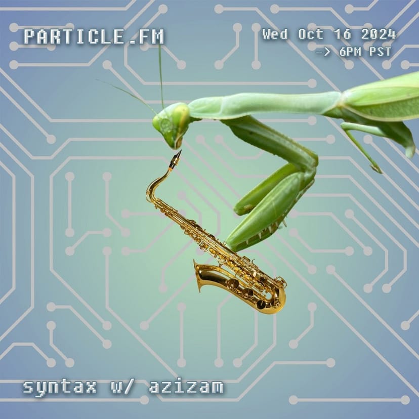 syntax w/ azizam - Oct 16th 2024