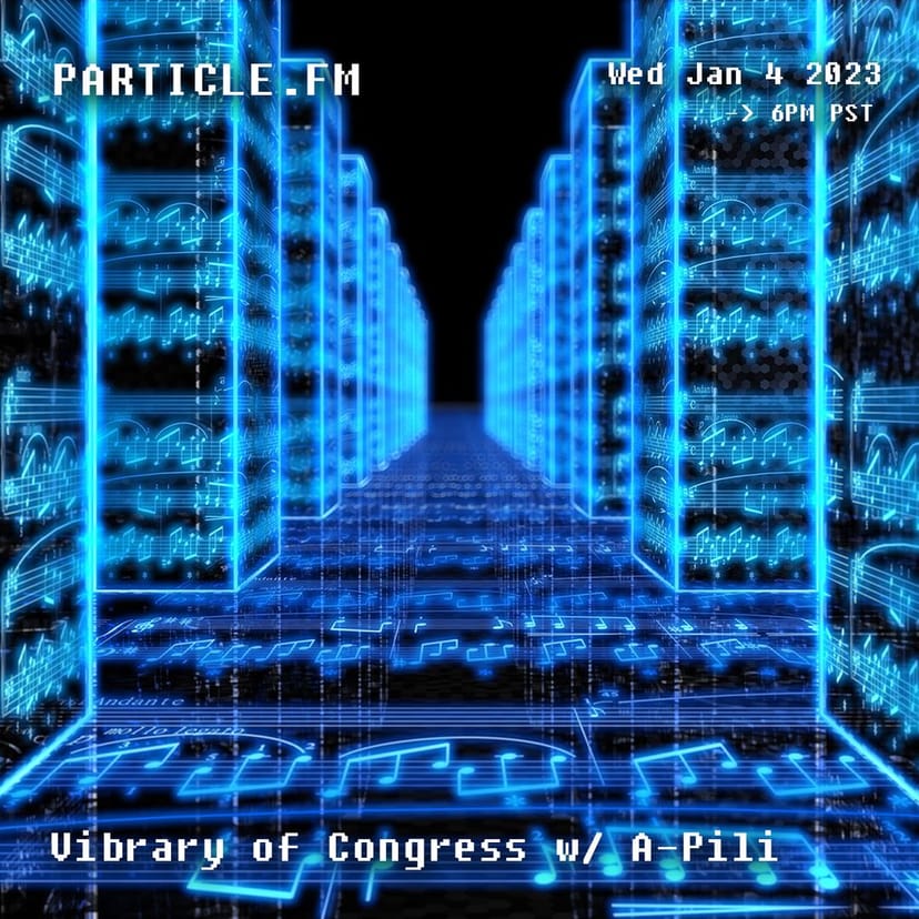 Vibrary Of Congress w/ A-Pili - Jan 4th 2023