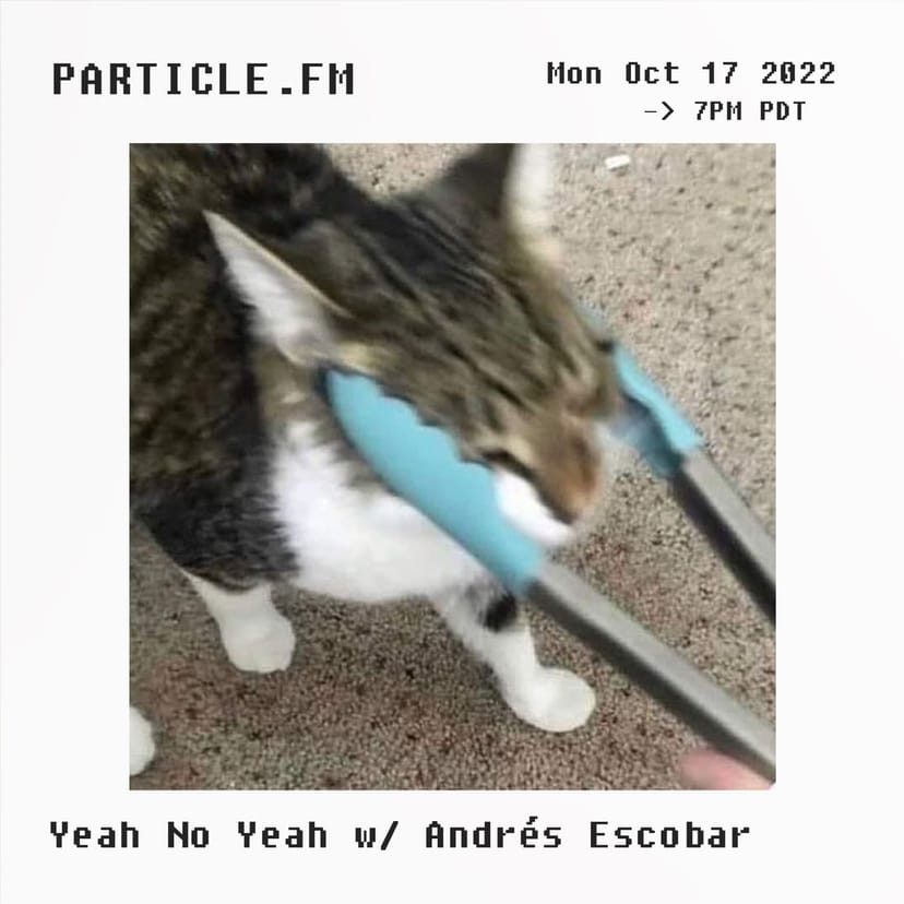 Yeah No Yeah w/ Andrés Escobar - Oct 17th 2022
