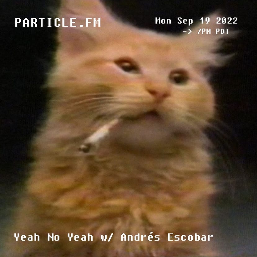 Yeah No Yeah w/ Andrés Escobar - Sep 19th 2022